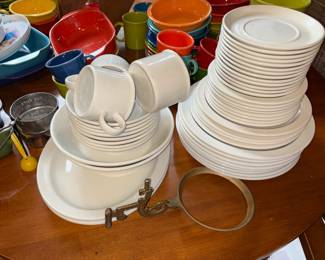 White china set