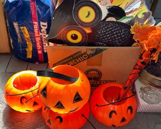Halloween decor -new and Vtg.