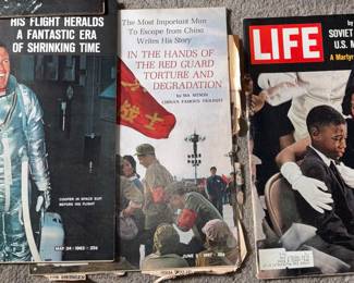 Vtg. Life magazines 