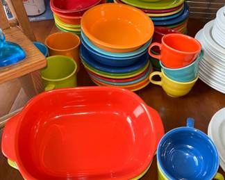 Gorgeous colorful Fiesta ware 