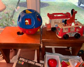 Fisher - Price toys - heart stools 