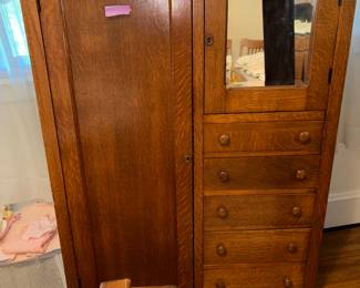 Antique armoire ( needs repair/glue) 