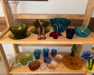 Assorted Vtg . Glassware
