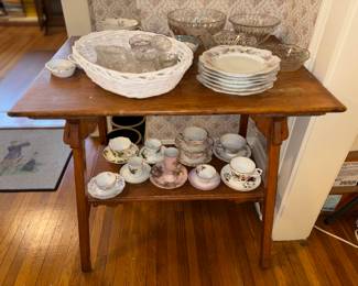 China wares and pub style table