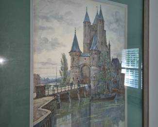 Antique Alfred Dawson Watercolor