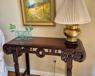 Asian Entry Table 46" W x 33" H x 15.5" D