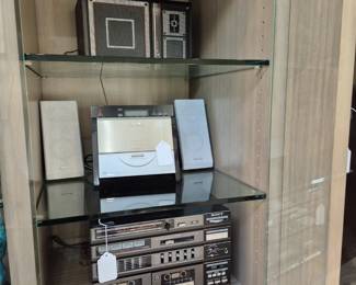 Sony Vintage Stereo and Speakers, Panasonic CD/Stereo System