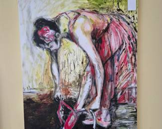 Original paintings by Reet (Rhett) London Pincus Bilanchone..local well known artist
