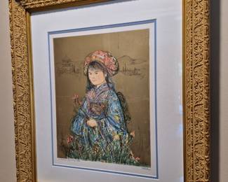 Hibel Artist's Proof and Pastels