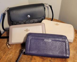 Coach bag and wallets