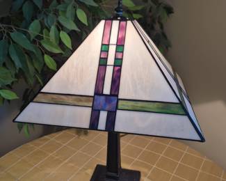 Table lamp - stained glass