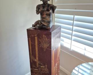 Asian Pedestal 42" H x 12" W