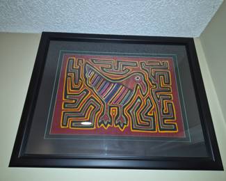 Mola Framed Art 12" x 15" Art only