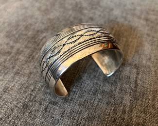 Silver Native American Cuff