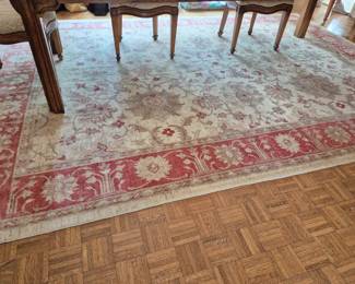 Large Handwoven Rug 105" x 147"
