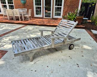 Teak Lounger