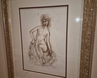 Hibel Numbered and Signed Art