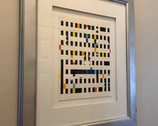Yaacov Agam 1971 "Untitled 2" Serigraph