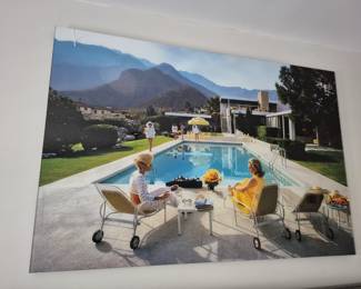 "Poolside Glamour" Acrylic Print by Slim Aarons 48" x 32"