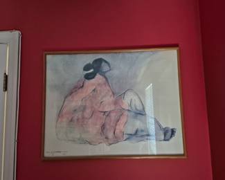 R.C. Gorman Signed Lithograph 29" x 22"