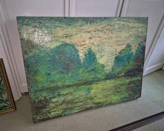 Reet London original painting oil on board
