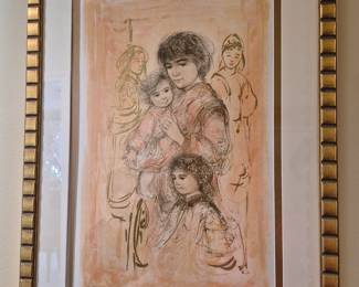 Hibel Numbered and Signed Art