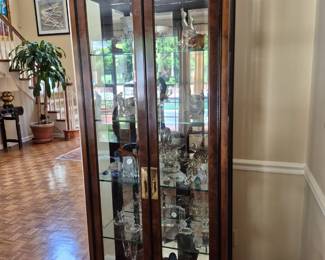 Large Curio Cabinet 32" W x 81" H x 15" D