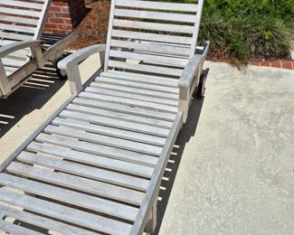 Teak Lounger