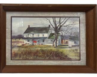 Framed Watercolor Print by Ranulph Bye