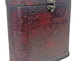Faux Crocodile Storage Case