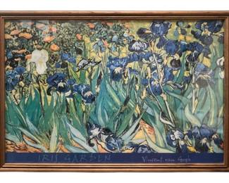 Iris Garden by Van GoghLarge Print