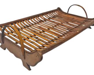 Bamboo Slatted Serving Tray