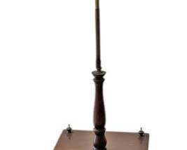 Vintage Lamp Table With Shelves
