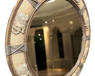 Stylecraft Mirror With Elephant Border