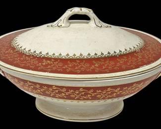 Craftsman Dinnerware 18K Gold Casserole