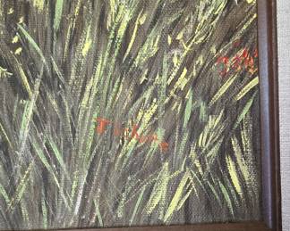 Artist Signature on Painting