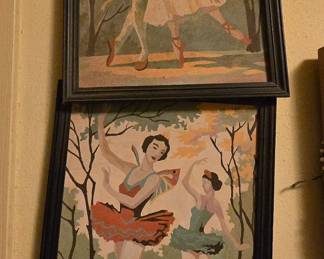 Vintage Ballet Paintings