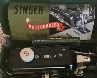 Singer Featherweight Buttonholder Attachment