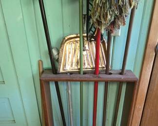 This is a pool stick rack - Works good for cleaning supplies