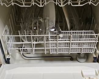 Inside Dishwasher
