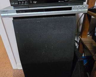Other Large Speaker - JVC VHS Player - Sony DVD Player