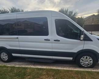 Rented Shuttle Van we will be using for the sale - this van is not for sale