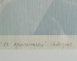 Vittorio Stoppa Signed Print