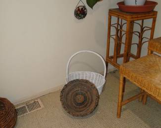 More wicker baskets