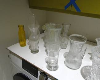 More glass vases, and even the amber one is welcomed too
