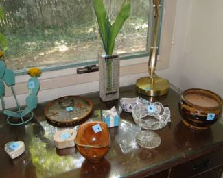 Bowls, and dishes and leaves and more