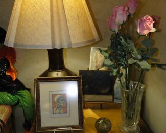 Lights, and pictures and vases oh my