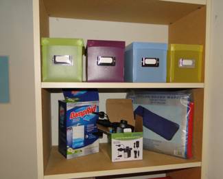 Get rid of the damp, and organize at the same time