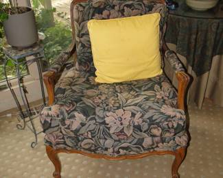 There is that large floral oversized chair again