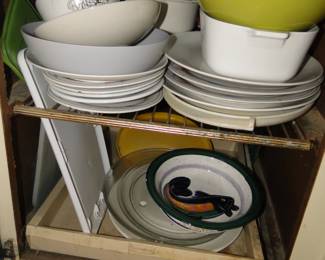 Pots and pans and dishes and more